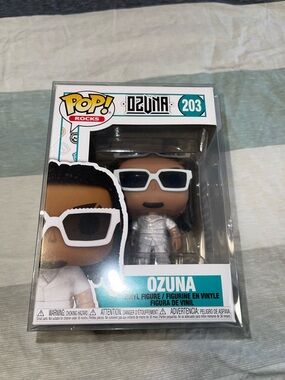 Funko Pop! Rocks Ozuna Vinyl Figure - White Outfit, White Sunglasses